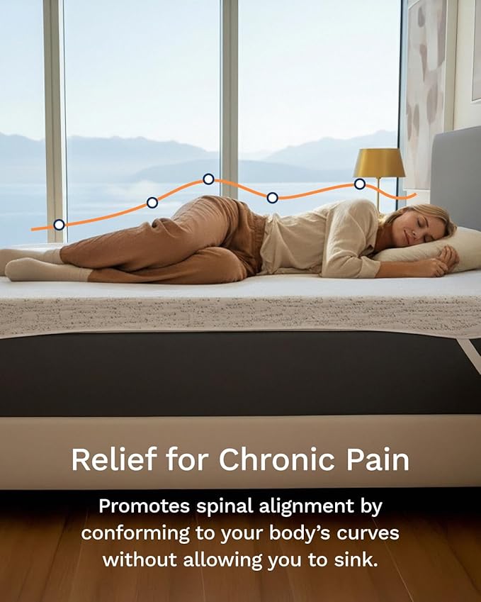ViscoSoft 4 Inch Memory Foam Mattress Topper King - Image 3