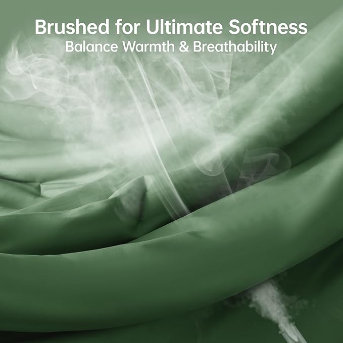 MUXHOMO Queen Comforter Set, All Season Ultra Soft Down Alternative Bedding - Image 3