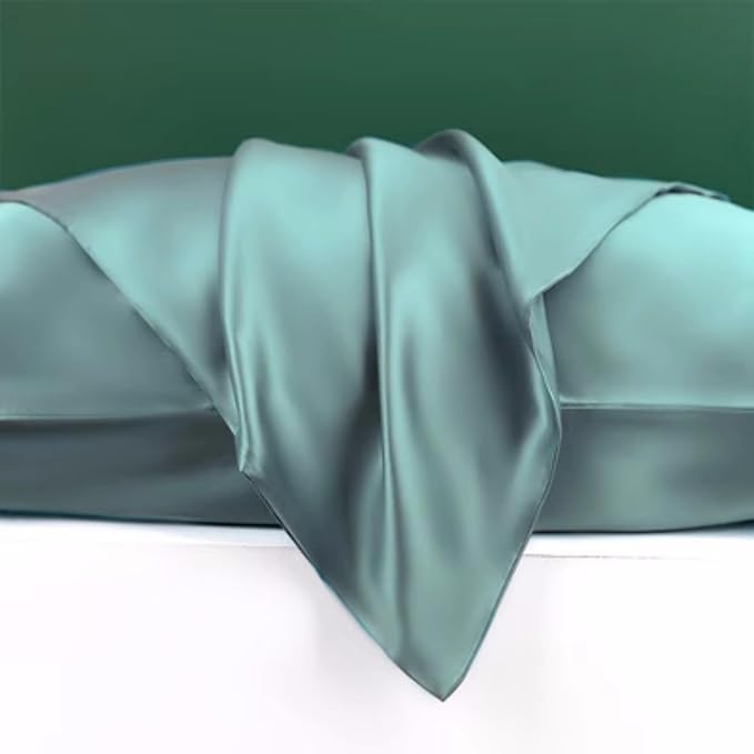 100% Mulberry Silk Pillow Case for Hair and Skin Made in USA, 22 Momme King - Image 6