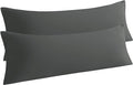 NTBAY Body Pillow Cases Set of 2, 2 Pack Brushed Microfiber 20x54 Pillow Cases by NTBAY