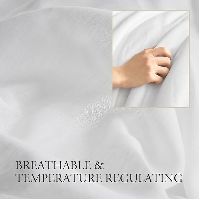 DAPU 100% Linen Duvet Cover Set - Image 4