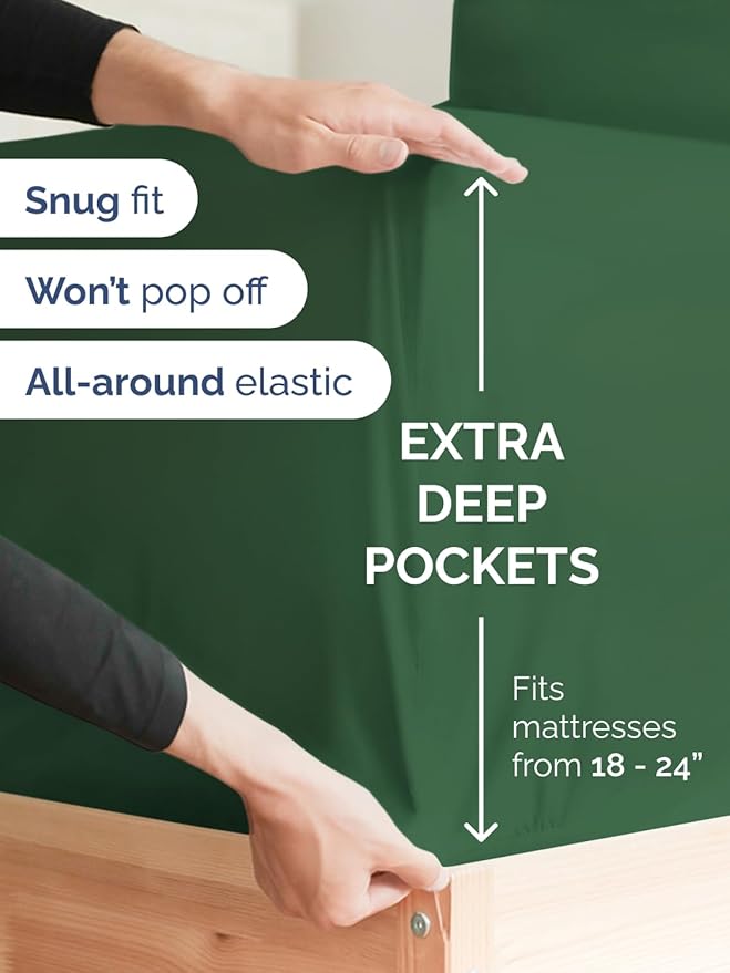 Extra Deep Cal King Fitted Sheet - Image 2
