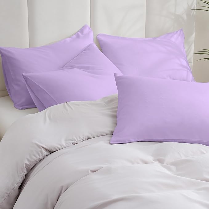 ZPECC Pillow Cases Queen Size Set of 4, 20x30 Envelope Closure Pillowcases - Image 2