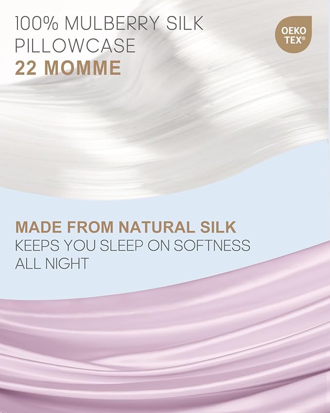 THXSILK 100% Mulberry Silk Pillowcase - Image 2