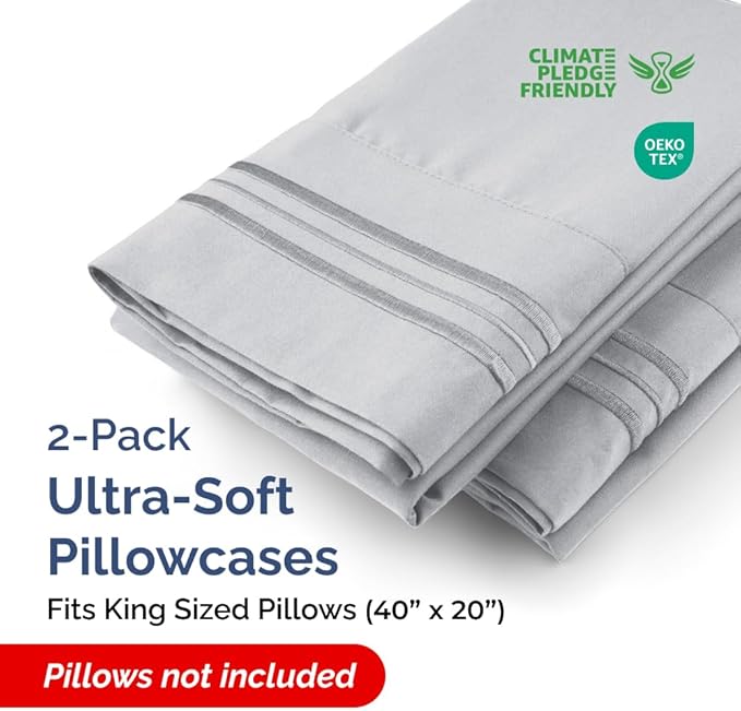 King Pillow Cases Set of 2 - Image 2