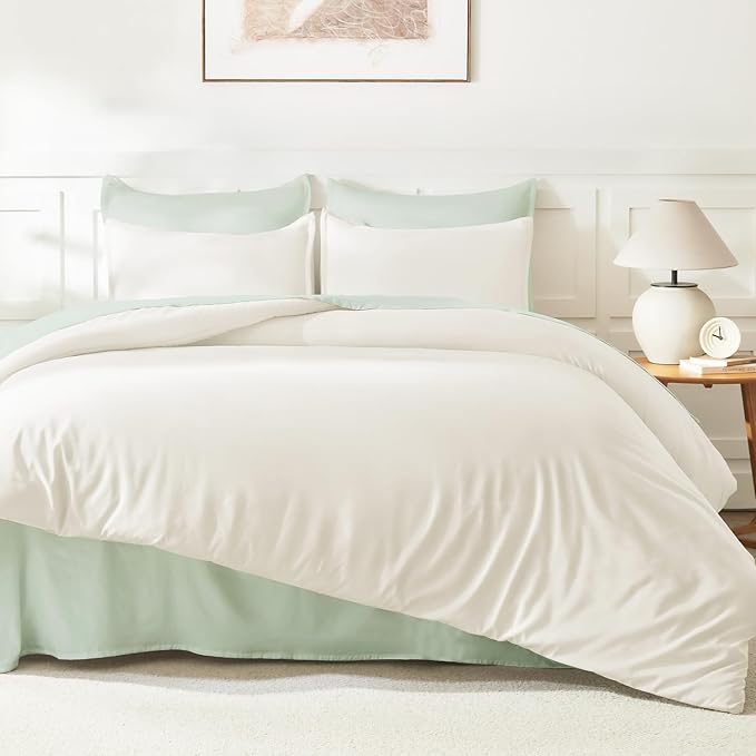 Litanika Twin XL Comforter Set Cream, 2 Pieces Extra Long Dorm Bedding Sets - Image 6