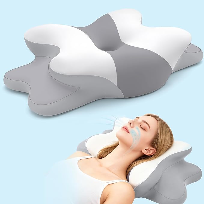 Cervical Pillow for Neck and Shoulder,Ergonomic Neck Support for Side Sleepers,Memory Foam Dreamers Relief Pillow,Deep Sleep Contour Pillows for Back Pain Relief,Slumber,Stomach,Snoring Sleeper