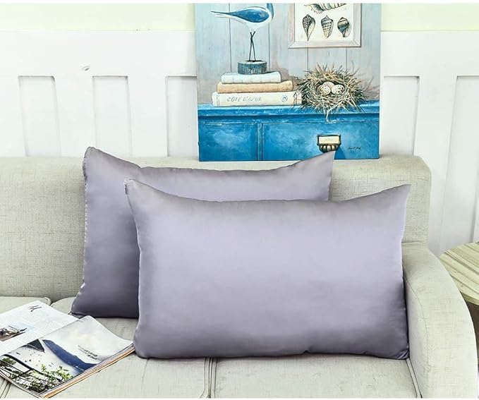 Jocoku 100% Mulberry Silk Pillowcases Set of 2 - Image 4