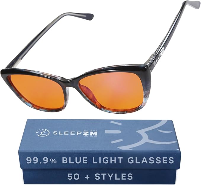 Sleep ZM Blue Light Blocking & Light Sensitivity Glasses by SleepZM