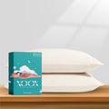 XOOX Linen 100% Egyptian Cotton King Pillow Cases Set of 2 by XOOXLinen