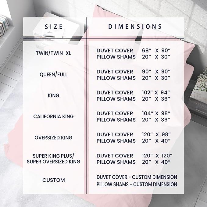 Kotton Culture 3 Pc Duvet Cover Queen Size/Full Size Set-100% Egyptian Cotton - Image 3