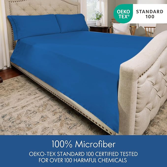 ClevaHome King Size Sheet Set - Image 6