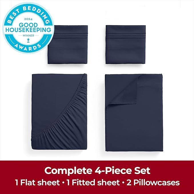 Mellanni Extra Deep California King Sheets - Image 4