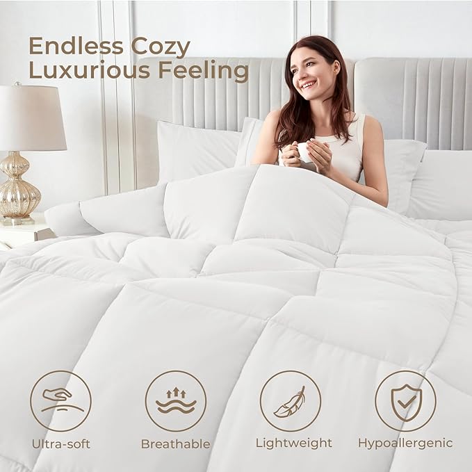 Sasttie Oversized King Comforter Set, 7 Pieces Reversible Bed in a Bag - Image 2