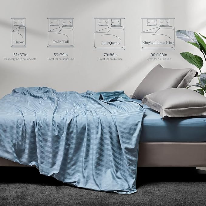 Elegear Revolutionary Cooling Blanket Queen, Absorbs Heat to Keep Body Cool - Image 4