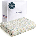 YnM 12lbs Weighted Blanket for Adults, Cooling Nylon/PE Heavy Bed Throw Blanket by YNM