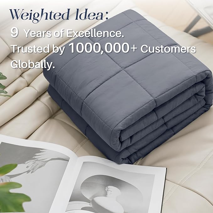 Weighted Idea Weighted Blanket for Adults Cooling Breathable Heavy Blanket - Image 8