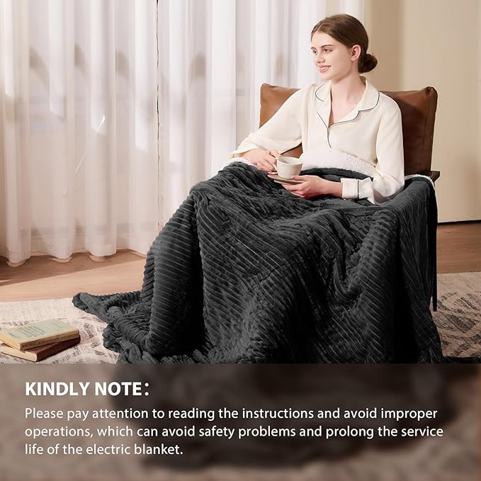 Homemate Electric Heated Blanket King Size - Image 6