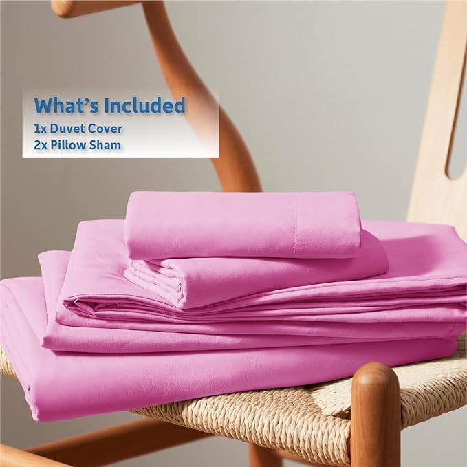 Nestl Light Pink California King Duvet Cover Sets - Image 9