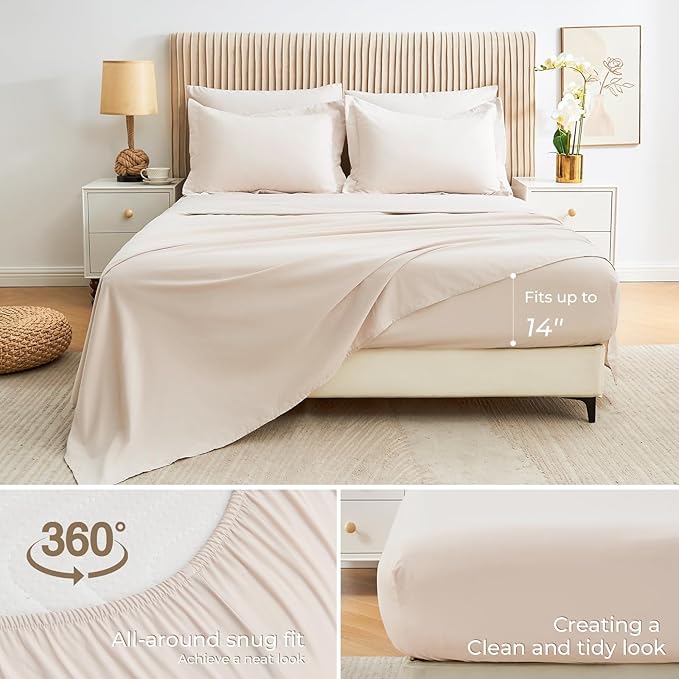 Sasttie Oversized King Comforter Set, 7 Pieces Extra Large Bed in a Bag - Image 4