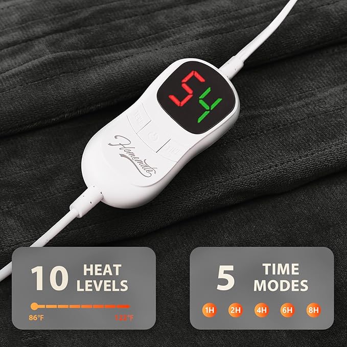 Homemate Electric Heated Blanket Full Size - Image 4