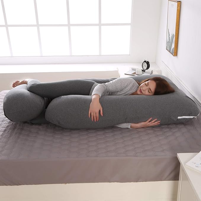 Victostar Pregnancy Pillow, 57 inches U Shaped Maternity Pillow - Image 7