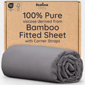 Bambaw 100% Viscose Derived from Bamboo Fitted Sheet Only, Soft Fitted Sheet by Bambaw
