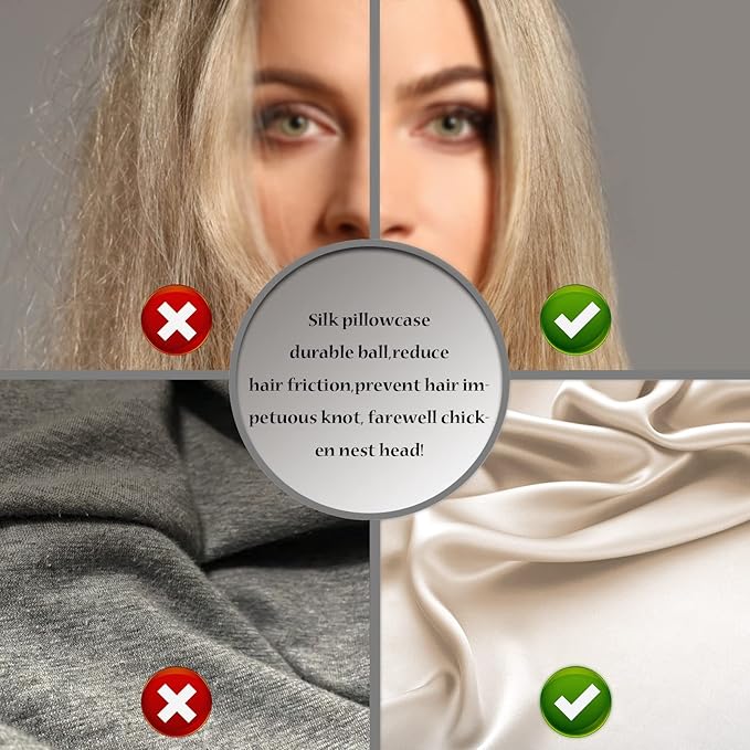 Silk Pillow Cases 2 Pack Soft Breathable and Sliky King Size Pillow Cases Set - Image 5