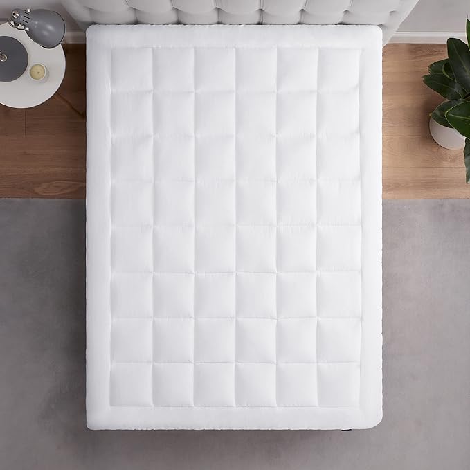 Serta ComfortSure Queen Mattress Cover, Fitted Pillow Top Mattress Pad - Image 4