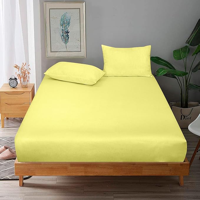 ROYALE LINENS 300 Thread Count 100% Long Staple Combed Cotton Fitted Sheet Twin - Image 9
