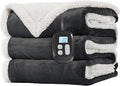 LaffyLo Electric Heated Blanket Full Size 72 x 84, Fast Heating Blanket by LAFFYLO