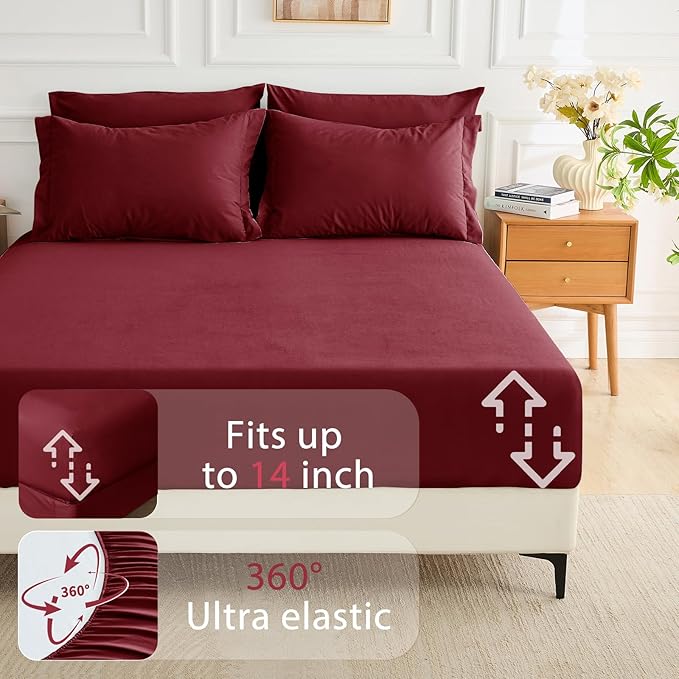MUXHOMO 7 Pieces Queen Comforter Set, Soft Bed in a Bag Queen Size, All Season - Image 6