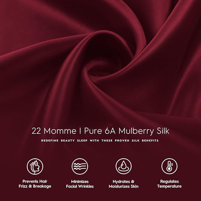 Tafts Silk Pillow Cases - 22mm 100% Pure Mulberry 6A Silk Pillowcase - Image 6