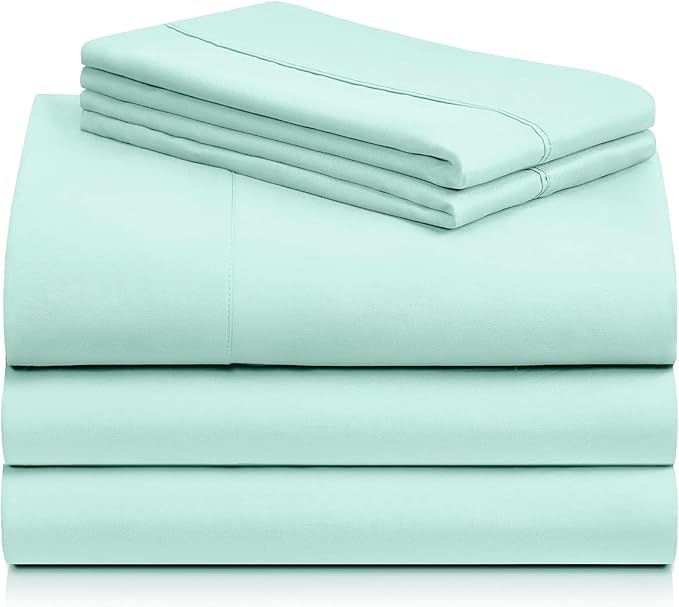 LuxClub 5 PC Sheet Set Bed Sheets Deep Pockets 16" Eco Friendly Wrinkle Free - Image 8