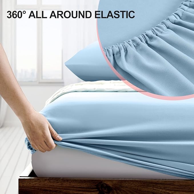 FreshCulture King Fitted Sheet Only 2 Pack - Image 3