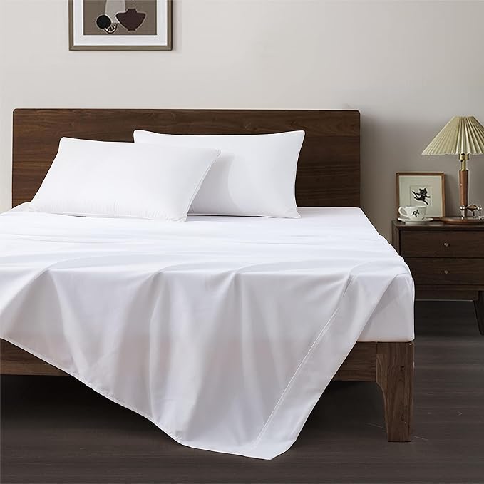 Maple&Stone Full Flat Sheet 6 Pack, Premium Soft & Breathable, Brushed - Image 5