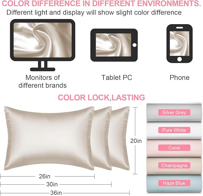 Silk Pillow Cases King Size - Image 7