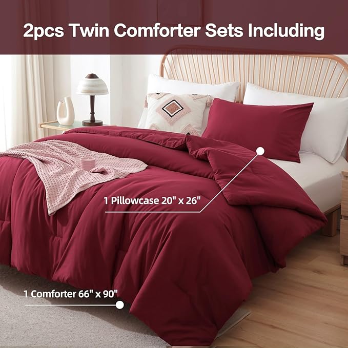 ROSGONIA Twin Comforter & Pillowcase - Image 3