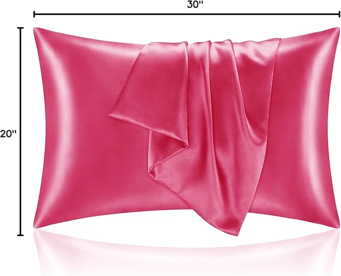 BEDELITE Satin Pillowcase for Hair and Skin, Super Soft and Cooling Similar to - Image 8