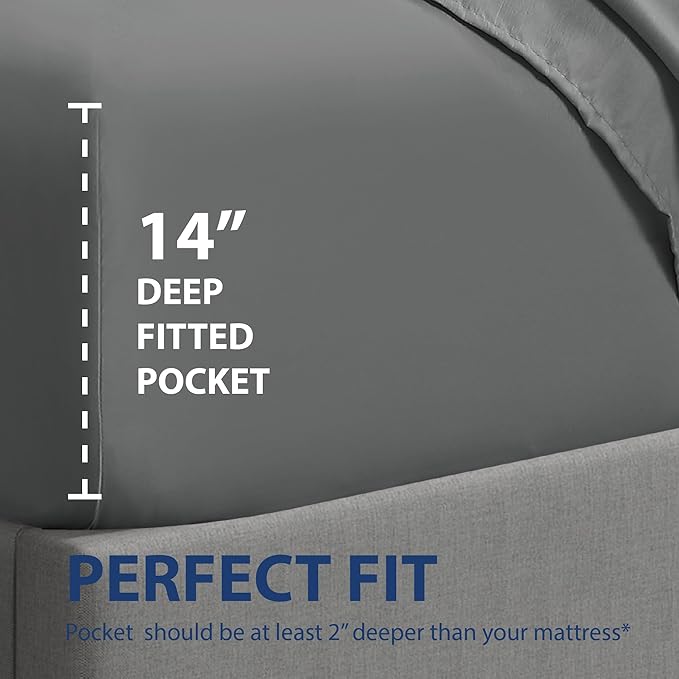 Cathay Home Queen Fitted Sheet - Image 3