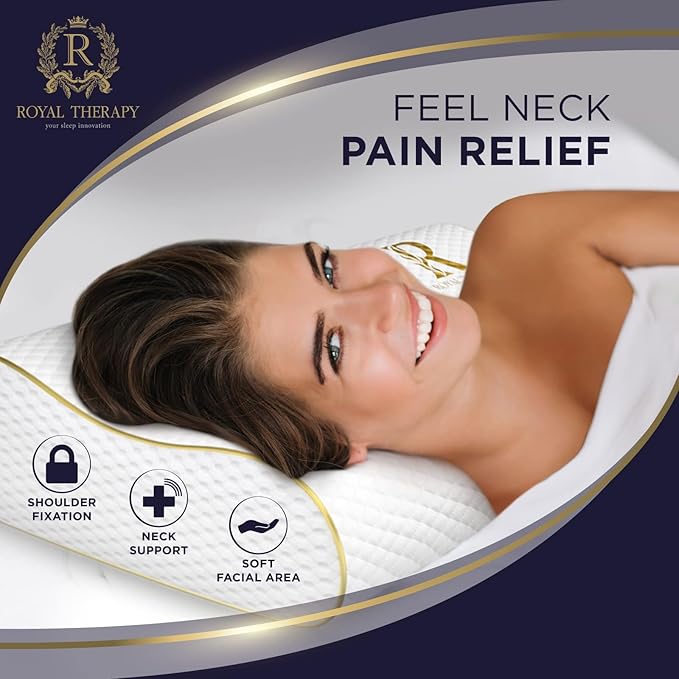 4-Layer King, Contour Pillow, Side Sleeper Pillow, Orthopedic Pillow, Neck - Image 3