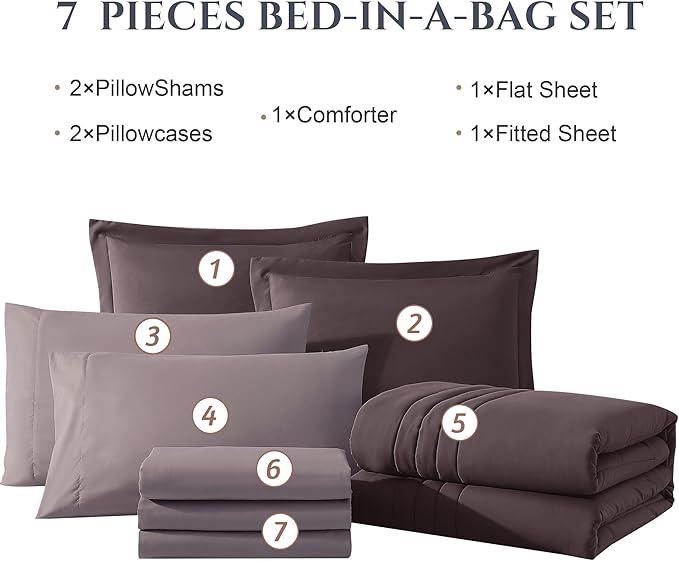 Monbix California King Size Comforter Set - Image 7
