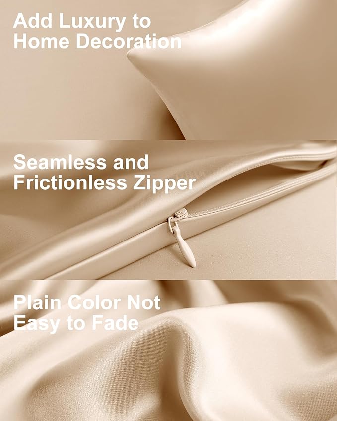 THXSILK Set of 2 100% Mulberry Silk Pillowcases - Image 6