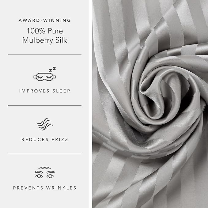 Fishers Finery 30mm 100% Pure Mulberry Silk Pillowcase, Quality Tested - Image 5