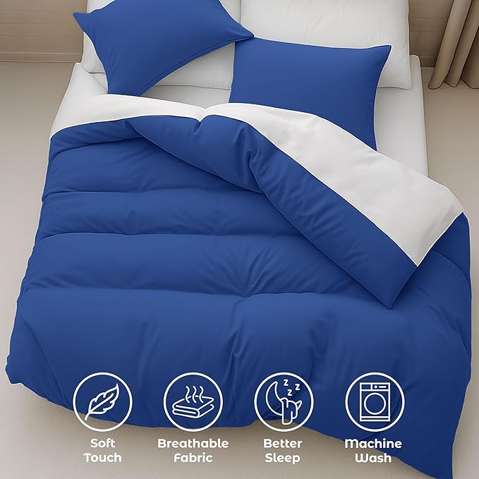 Pure Bedding Duvet Cover Queen Size - Image 4