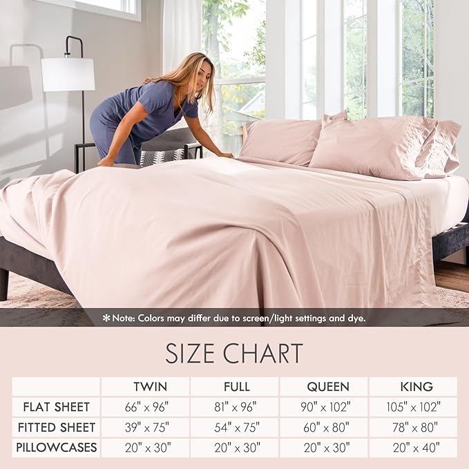 ClevaHome Twin Size Sheet Set - Image 5