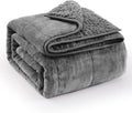 Super Fuzzy Soft Sherpa Fleece Weighted Blanket, 15 lbs Dual Sided Fluffy Heavy by EazfyPro