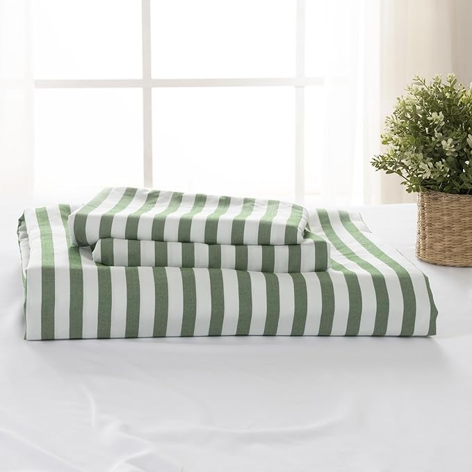 ROSE&RISY Green Queen Duvet Cover Set, 3 Pieces Soft Bedding Queen Set - Image 5