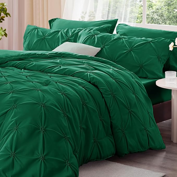 BEDELITE Forest Green King Size Comforter Set - Image 2