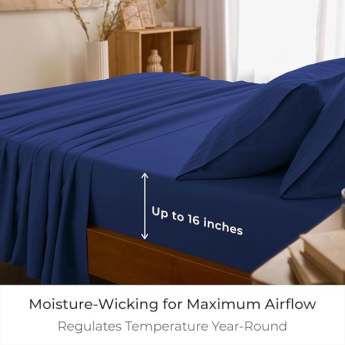 Mellanni California King Sheets Set - Image 4